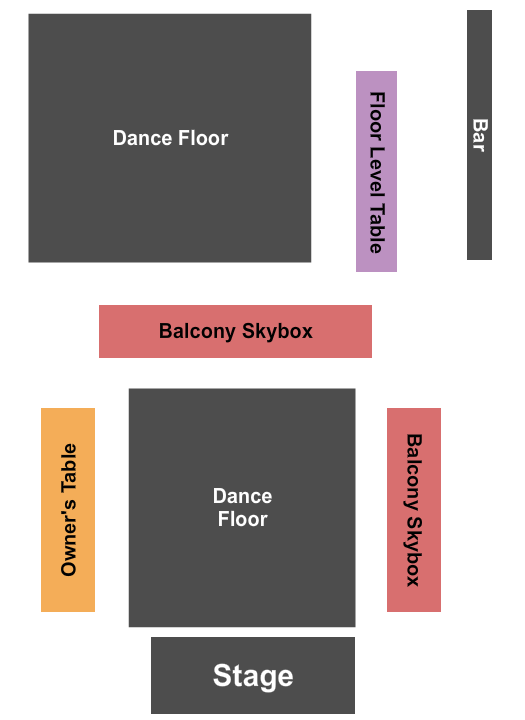 The Royal Grove Endstage Dancefloor Seating Chart