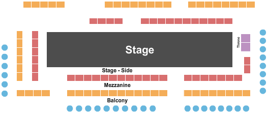 The Ruby Theatre - NY Drunk Shakespeare Seating Chart