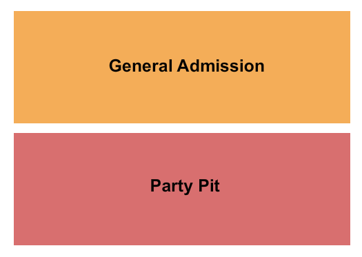 The Rust Belt GA and Party Pit Seating Chart