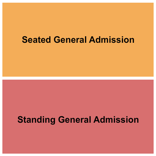 The Rust Belt GASeated/GAStanding Seating Chart