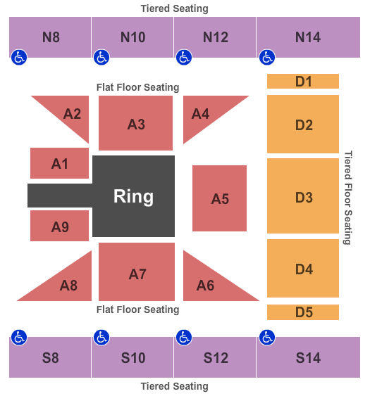 OVO Arena Wembley WWE Nxt Seating Chart