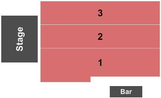 The Senate at Tin Roof End Stage Seating Chart