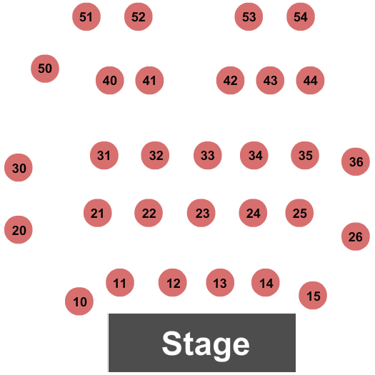 The Sequoia Room End Stage Seating Chart