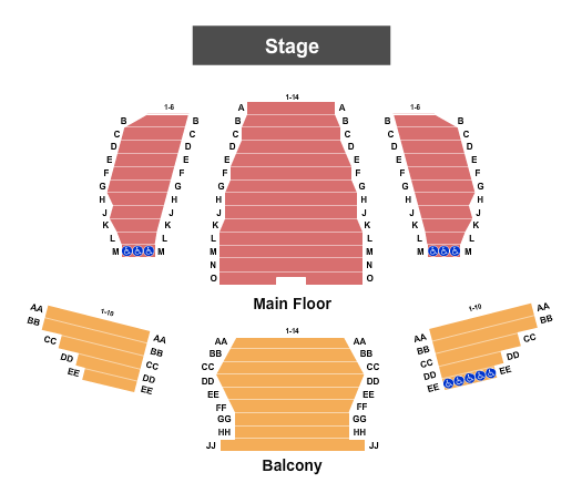 The Sheldon Theater Endstage Seating Chart