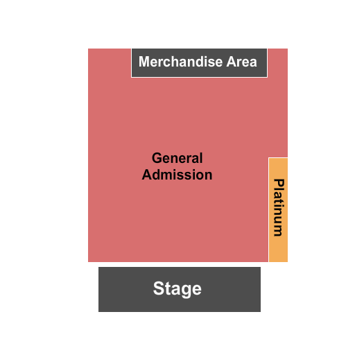 The Shelter at Saint Andrews Hall GA - Platinum Seating Chart