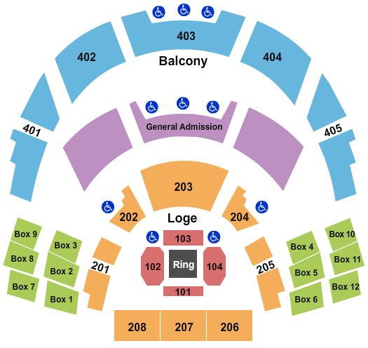 The Show - Agua Caliente Casino Boxing 2 Seating Chart