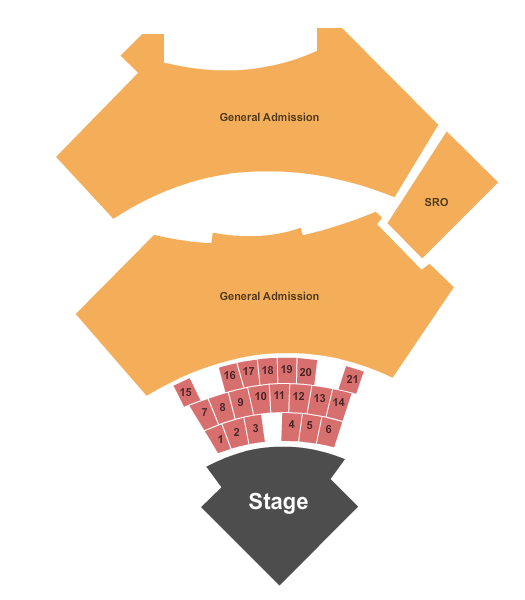 The Showroom At Talking Stick Resort Thunder from Down Under Seating Chart