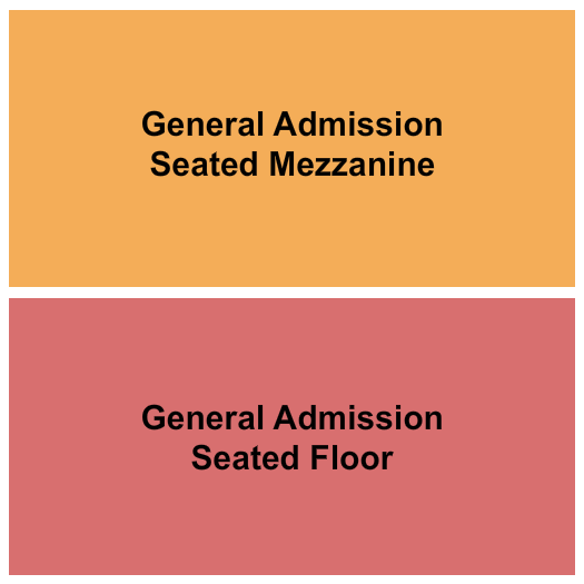 The Showbox GA Seated Floor/Mezz Seating Chart