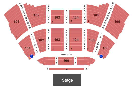 The Showroom At Talking Stick Resort Seating Chart