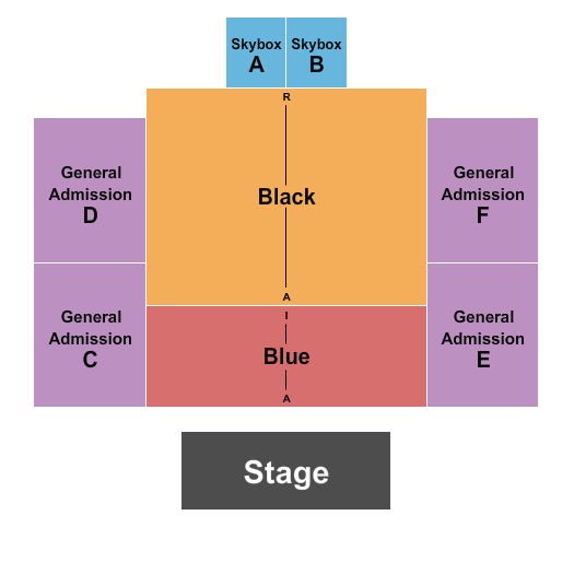 The Skookum Creek Event Center Endstage Seating Chart