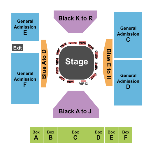 The Skookum Creek Event Center MMA Seating Chart