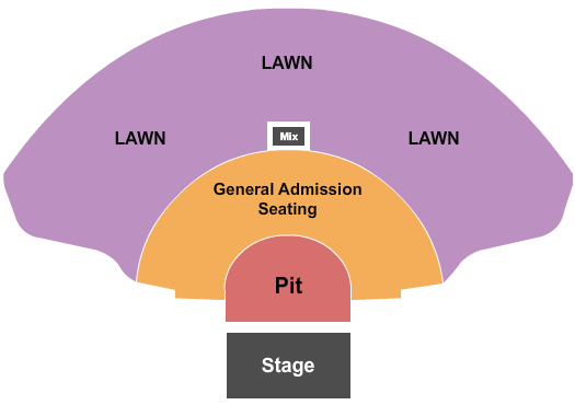 The Sound Amphitheater Endstage All GA Seating Chart