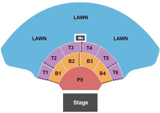 The Sound Amphitheater Endstage GA Pit Seating Chart