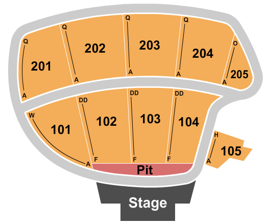 The BayCare Sound Endstage GA Pit Seating Chart