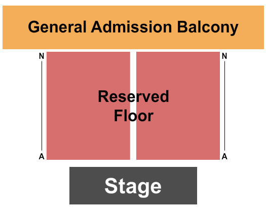 The Sovereign Rsvd Floor/GA Balcony Seating Chart