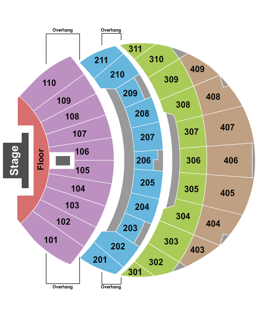Kenny Chesney Sphere Seating Chart