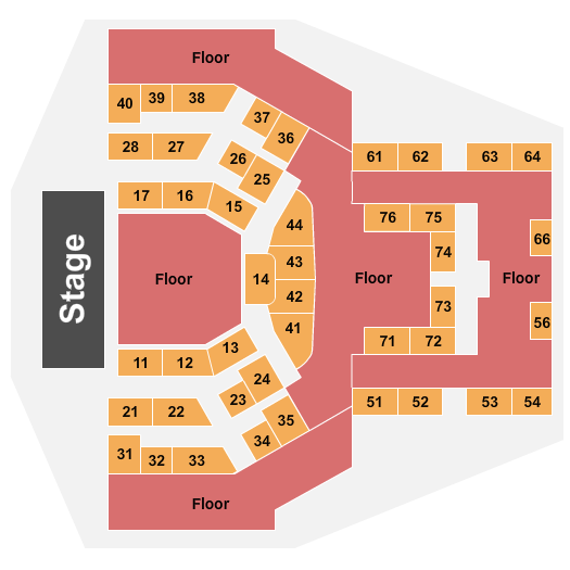 The Stage at Zouk at Resorts World Las Vegas Next Event Seating Chart