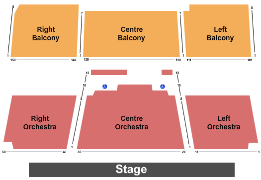 The Stanley Industrial Alliance Stage Seating Map