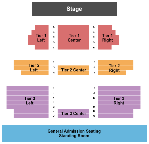 The Strand Theatre - RI Endstage 2 Seating Chart