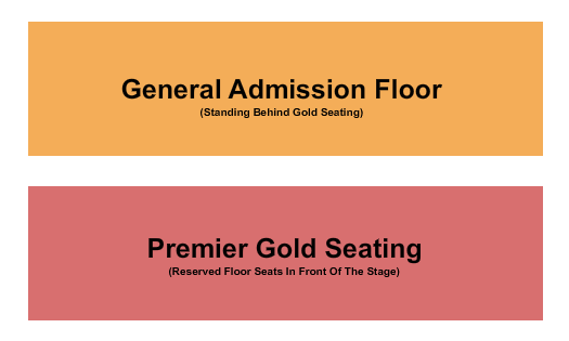 The Strand Theatre - RI Premier Gold GA Floor Seating Chart