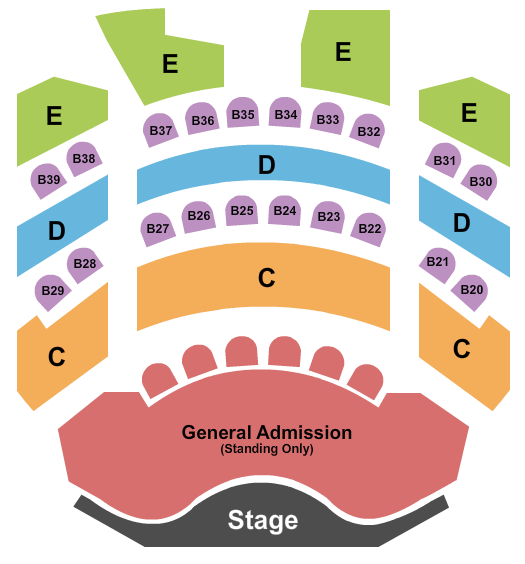 The Strat Theater at Stratosphere Las Vegas Endstage 2 Seating Chart