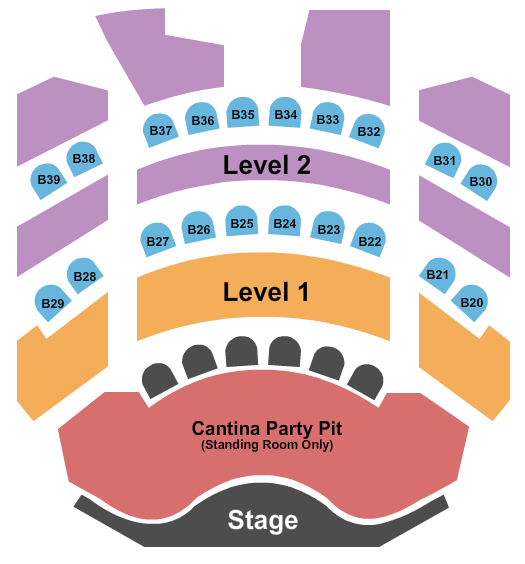 The Strat Theater at Stratosphere Las Vegas End Stage Seating Chart