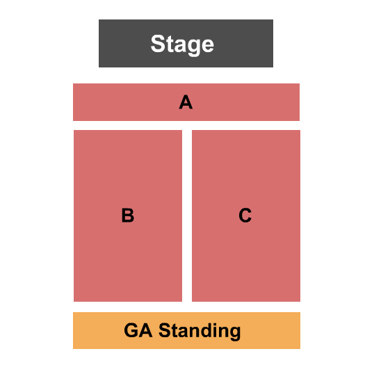 The Studio at The Factory RSV & GA Seating Chart