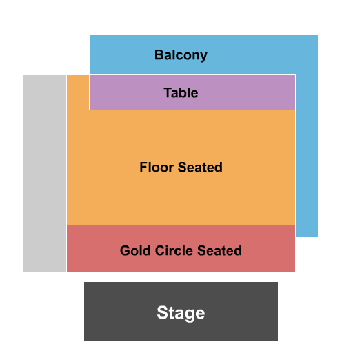The Summit Music Hall Endstage GC Seating Chart