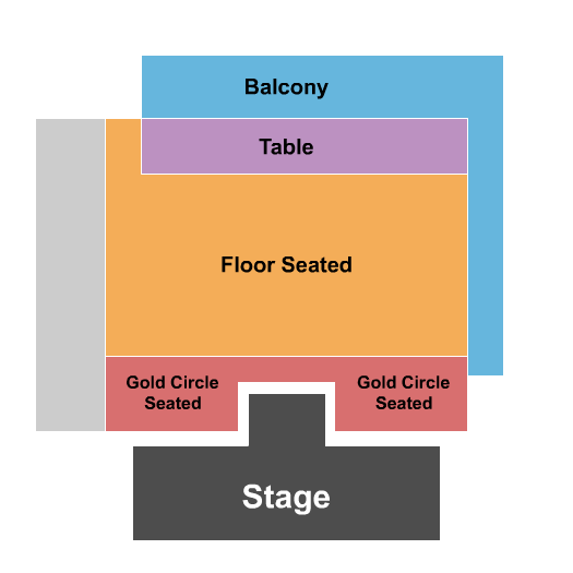 The Summit Music Hall Endstage - Gold Circle Catwalk Seating Chart