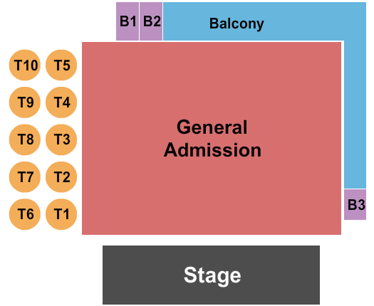 The Summit Music Hall GA Floor RSV Balc Seating Chart