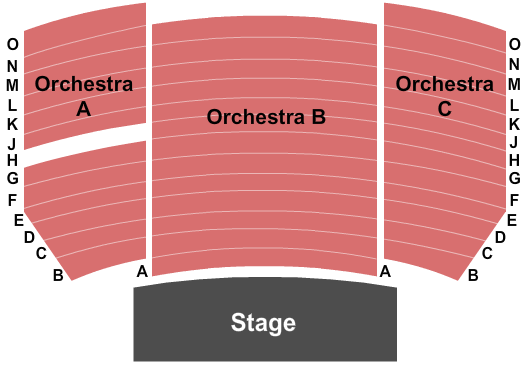 The Theatre at the Landers Center Theater Seating Chart