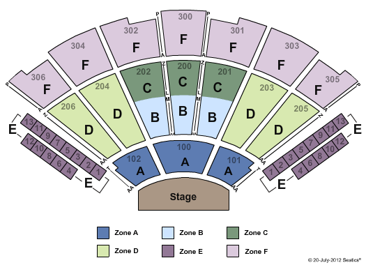 The Theater At Madison Square Garden The Grinch - Zone Seating Chart