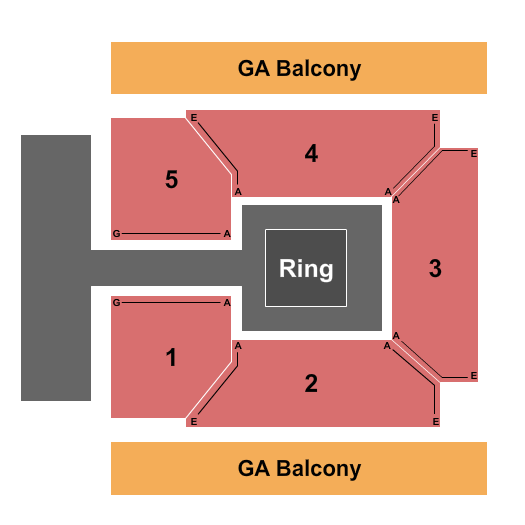 The Theater at Spartanburg Memorial Auditorium Boxing Seating Chart