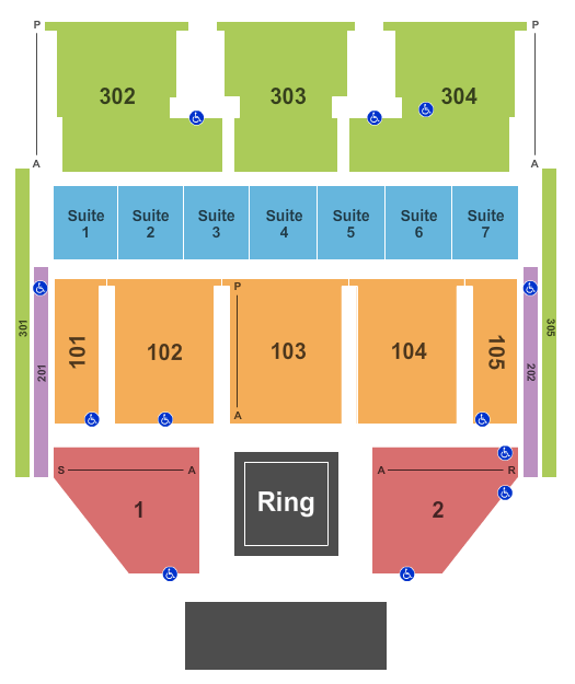The Theater at MGM National Harbor Boxing Seating Chart