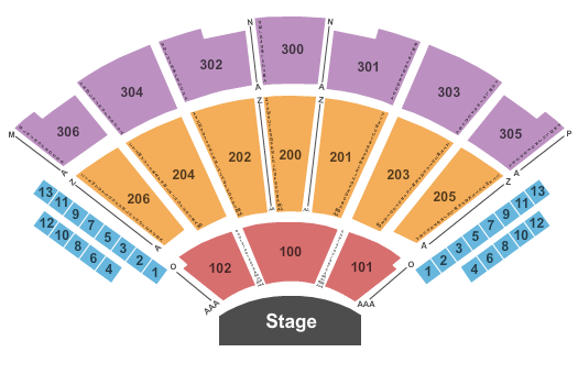 Hulu Theater Virtual Seating Chart