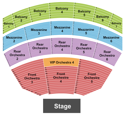 Theo Von The Theatre at Resorts World Las Vegas Seating Chart