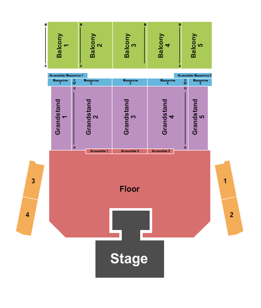 The Theatre at Great Canadian Casino Resort Aryana Sayeed Seating Chart