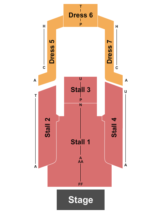 The Tivoli Endstage Stalls Seating Chart