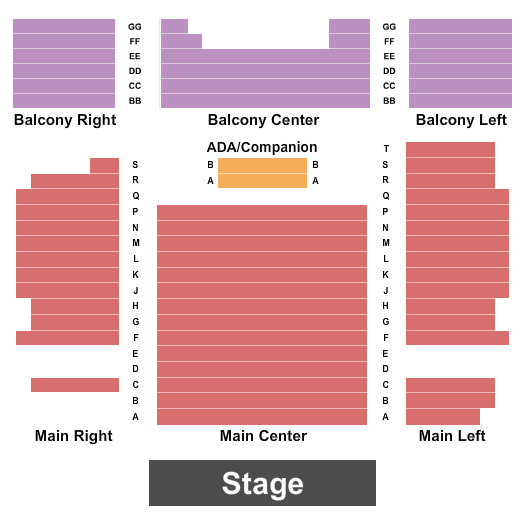 The Tobias Theater At Newfields End Stage Seating Chart