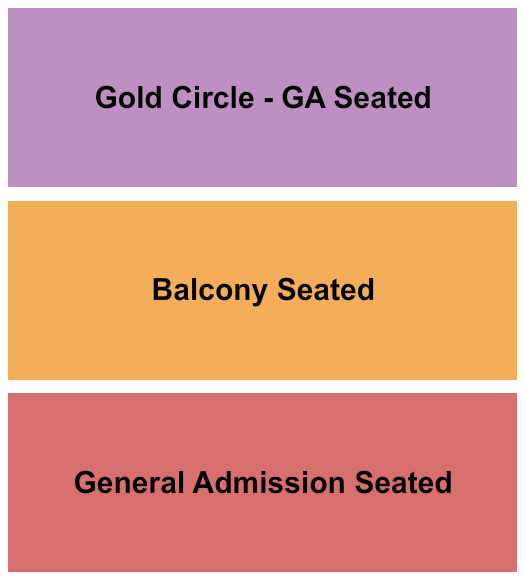 The Truman - Kansas City GA Seated/GC Seated/Balcony Seated Seating Chart