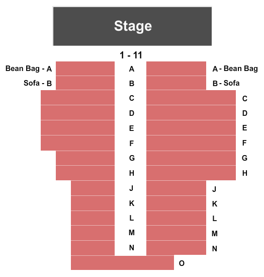 The Turbine Theatre Endstage Seating Chart