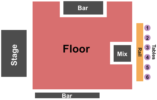 The Underground - Charlotte End Stage Seating Chart