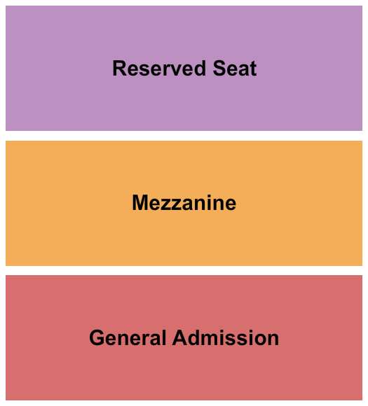 The Vanguard - OK Ga/Mezz/Res Seating Chart