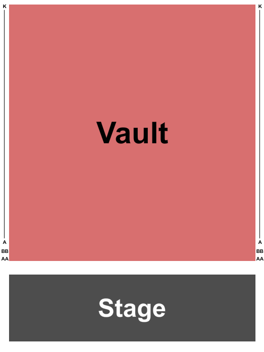 The Vault at Capital One Hall End Stage Seating Chart