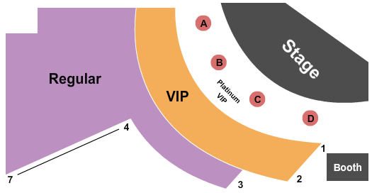 The Venue 2 at The Orleans Hotel Seating Chart