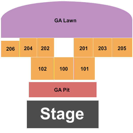 The Venue at Downstream Casino Endstage 3 Seating Chart