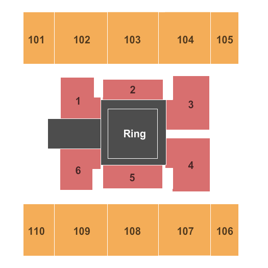 The Venue At UCF WWE Seating Chart
