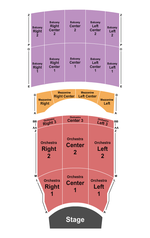 The Vets (formerly Veterans Memorial Auditorium - RI) Seating Chart