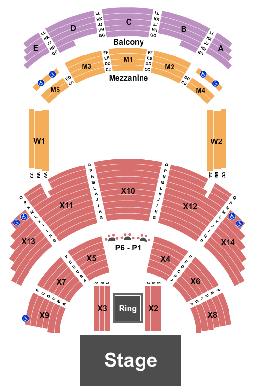 The Vine at Del Lago Resort Boxing Seating Chart