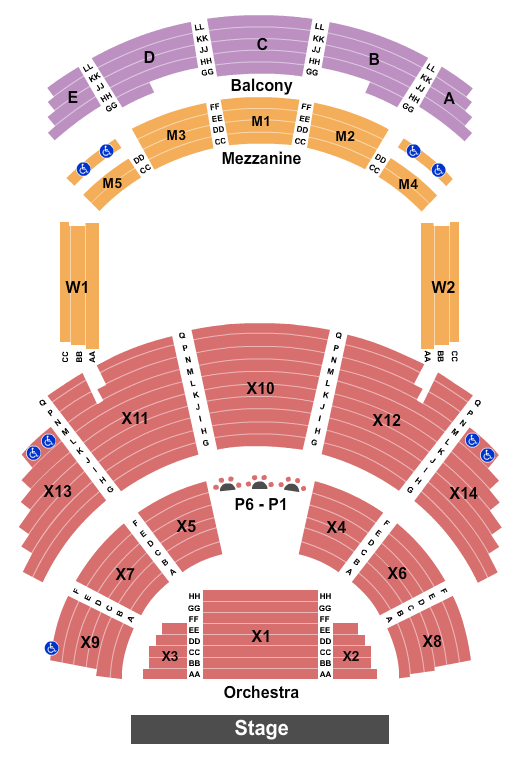 The Vine at Del Lago Resort Seating Chart